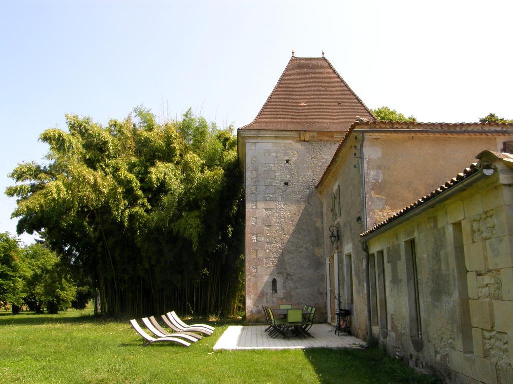 Chateau De Puyrigaud Bed and Breakfast Léoville Esterno foto
